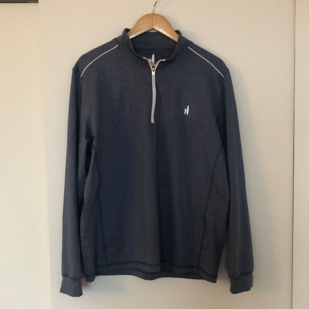 Blue Moisture-Wicking Quarter-zip (Men’s Large)